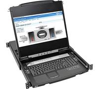 Tripp Lite 8-Port Rackmount Console HDMI KVM Switch 17" LCD IP Remote Access (B030-008-17-IP)