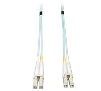 Tripp Lite 8M 10Gb Duplex Multimode 50/125 OM3 Fiber Patch Cable LC/LC Aqua 26ft (N820-08M)