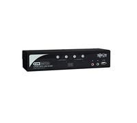 Tripp Lite B006-VUA4-K-R Display Keyboard and Mouse Switch Black - Monitor and Mouse Switches (USB, PS/2, VGA, 2048 x 1536 pixels, Black, RoHS, 50-60 Hz)