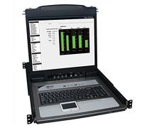 TRIPP LITE B020-U08-19KTAA KVM,8-Port,19" LCD,8 PS2/USB,TAA,1U