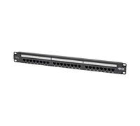 Tripp Lite Cat5 / Cat5e PoE+ Compliant Patch Panel 24-Port 110/Krone 568A/B RJ45 1URM Rackmount TAA (N052-P24)