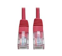 Tripp Lite Cat5e 350MHz Molded Patch Cable (RJ45 M/M) - Red, 1-ft.(N002-001-RD)