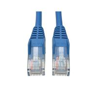 Tripp Lite Cat5e 350MHz Snagless Molded Patch Cable (RJ45 M/M) - Blue, 1-ft.(N001-001-BL)