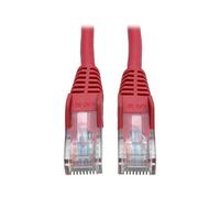 Tripp Lite Cat5e 350MHz Snagless Molded Patch Cable (RJ45 M/M) - Red, 10-ft.(N001-010-RD)