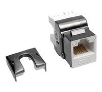 Tripp Lite N238-001-WH-6A Cat6a 110-Style Punchdown RJ45 Keystone Jack White TAA