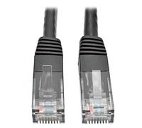 Tripp Lite Cat6 Cat5e Gigabit Molded Patch Cable RJ45 M/M 550MHz, 50 ft., Black