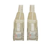 Tripp Lite Cat6 Gigabit Ethernet Snagless Molded Patch Cable UTP White RJ45 M/550Mhz 6Ft 6' (N201-006-WH)