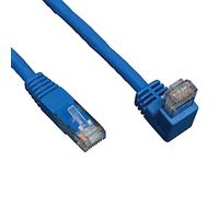 Tripp Lite Cat6 Gigabit Molded Patch Cable (RJ45 Right Angle Down M to RJ45 M) Blue, 3-ft.(N204-003-BL-DN)