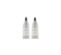 Tripp Lite Cat6 Gigabit Patch Cable, RJ45 M/M, Gigabit, Snagless, UTP, Molded, Slim, Black, 3 ft. (N201-S03-BK)