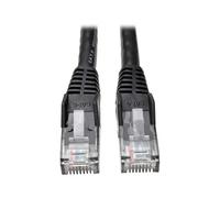 Tripp Lite Cat6 Gigabit Snagless Molded Patch Cable (RJ45 M/M) - Black 3.05 m / 10-ft. (N201-010-BK)