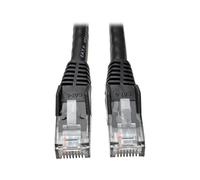 Eaton Cat6 Gigabit Snagless Molded UTP Patch Ethernet Cable, RJ45 Male-to-Male Cable, Black, 5 Feet / 1.5 Meters (N201-005-BK)