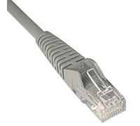 Tripp Lite Cat6 Gigabit Snagless Molded UTP Patch Cable RJ45 M/M Grey, 2.13 m (N201-007-GY)