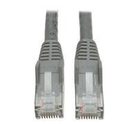 Tripp Lite Cat6 Gigabit Snagless Molded UTP Patch Cable RJ45 M/M Grey, 3.05 m (N201-010-GY)