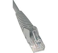 Tripp Lite Cat6 Gigabit Snagless Molded UTP Patch Cable RJ45 M/M White, 0.91 m (N201-003-WH)