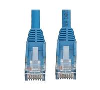 Tripp Lite Cat6 RJ45 PoE Gigabit Ethernet Cable, 16.4 Feet / 5 Meters, Flame-Resistant LSZH Jacket, Blue, Snagless, Power Over Ethernet, Male-to-Male, Patch LAN Cord, (N201L-05M-BL)