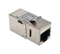 Tripp Lite Cat6 Straight Through Modular Shielded In Line Snap-In Coupler w/ 90-Degree Down-Angled Port RJ45 F/F (N235-001-SH-D)
