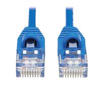 Tripp Lite Cat6a 10G Ethernet Cable, Snagless Molded Slim UTP Network Patch Cable (RJ45 M/M), Blue, 10 ft. (N261-S10-BL)