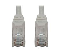 Tripp Lite Cat6a 10G Ethernet Cable, Snagless Molded UTP Network Patch Cable (RJ45 M/M), White, 20 Feet / 0.6 Meters, Manufacturer's Warranty (N261-020-WH)