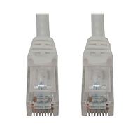 Tripp Lite Cat6a 10G Ethernet Cable, Snagless Molded UTP Network Patch Cable (RJ45 M/M), White, 6 inches / 15.2 Centimeters, Manufacturer's Warranty (N261-06N-WH)
