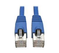 Tripp Lite Cat6a Snagless Shielded STP Patch Cable 10G-Certified, PoE, Blue M/M 25ft 25' (N262-025-BL)