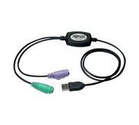 Tripp Lite Compact USB to PS/2 Adapter Plug and Play Notebook / Desktop (B015-000)