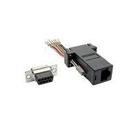 Tripp Lite DB9 to RJ45 Modular Serial Adapter M/F RS-232 RS-422 RS-485 (P440-89FM)