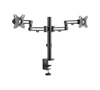 Tripp Lite DDR1327SDFC-1 Dual-Monitor Flex-Arm Desktop Clamp for 13” to 27” Displays
