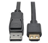 Tripp Lite DisplayPort 1.4 to HDMI Active Adapter Cable, UHD 4K @ 60Hz Video, HDR, HDCP 2.2, 20 Feet / 6.1 Meters, 3-Year Warranty (P582-020-HD-V4A)