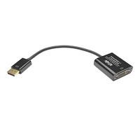 Tripp Lite DisplayPort to DVI Active Adapter Cable Video Converter Displayport 1.2 DP2DVI 6in (P134-06N-DVI-V2), Black