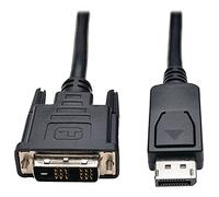 Tripp Lite DisplayPort to DVI Adapter Cable (DP with Latches to DVI-D Single Link M/M), 3.05 m (P581-010)