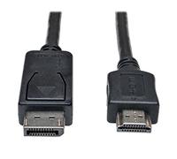 Tripp Lite DisplayPort to HDMI Cable Adapter Converter (M/M), 1.83 m (6-ft.), Black