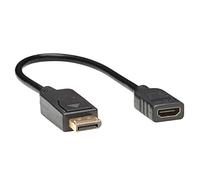 Tripp Lite DisplayPort to HDMI Video Adapter, 1080p 60Hz DP to HDMI Video Converter, Passive Display Adapter (M/F), HDCP, 1 ft. (P136-001)