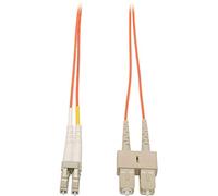 Tripp Lite Duplex Multimode 62.5/125 Fiber Patch Cable (LC/SC), 15M (50-ft.)(N316-15M)
