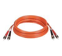 Tripp Lite Duplex Multimode 62.5/125 Fiber Patch Cable (ST/ST), 30M (100-ft.)(N302-30M), Orange