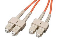 Tripp Lite Duplex Multimode 62.5125 Fiber Optic Cable (SCSC), 0.3M (1-ft.)(N306-001)