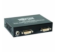 Tripp Lite DVI Over Cat5 Dual Display Extender Splitter Active Passive TAA (B140-002-DD)