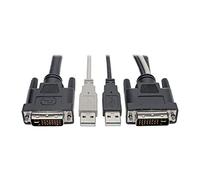 Tripp Lite DVI to USB-A Dual KVM Cable Kit 2X Male 1080P @60Hz 10ft (P760-010-DVI)