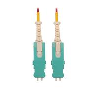 Tripp Lite Fiber Optic Cable 400G Multimode 50/125 OM4, Duplex SN-PC Connectors for OSFP/QSFP-DD Transceivers, Male-to-Male, Magenta LSZH, 6.6 Feet / 2 Meters, Lifetime Limited Warranty (N823S-02M-MG)