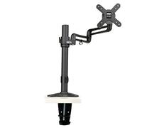 Tripp Lite Full Motion Desk Mount Arm with Clamp for 13 - 27 Inch LCD Display, Flat Screen or Monitor, Swivel Tilt (DDR1327SFC)