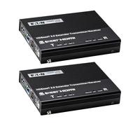 Tripp Lite HDMI Extension Over HDBaseT 3.0 Cat6a Cable, Full Transmitter & Receiver Extension Kit, Extend HDMI Up to 328ft / 100 Meters, 4K@60Hz, TAA Compliant, 1-Year Warranty (BHDBT3-TRX2)