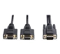 Tripp Lite High Resolution VGA Monitor Y Splitter Cable HD15 to 2x HD15, 1.83 m (P516-006-HR)