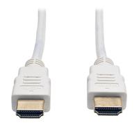 Tripp Lite High Speed HDMI Cable, Ultra HD 4K x 2K, Digital Video with Audio (M/M), White, 3-ft. (P568-003-WH)