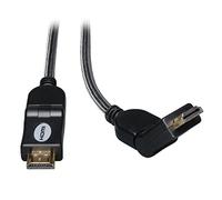 Tripp Lite High-Speed HDMI Cable with Swivel Connectors, Digital Video with Audio, UHD 4K (M/M), 3.05 m (P568-010-SW)