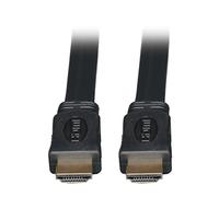 Tripp Lite High Speed HDMI Flat Cable, Ultra HD 4K x 2K, Digital Video with Audio (M/M), Black, 16-ft. (P568-016-FL)