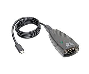 Tripp Lite Keyspan High Speed USB C to Serial Adapter DB9 Cable (M/M), 0.91 m (USA-19HS-C)