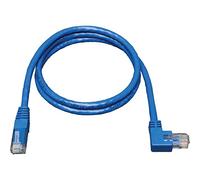 Tripp Lite Left-Angle Cat6 Gig Molded UTP Cable, RJ45 Left-Angle M to RJ45 M, Blue, 1.52 m (N204-005-BL-LA)