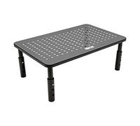 Tripp Lite Monitor Riser Stand Desktop Metal Height Adjustable Black 14x9 Inch (MR1411M)