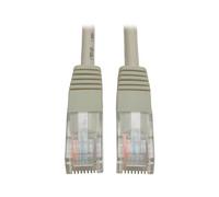 Tripp Lite N002-020-GY Cat5e 350 MHz Molded (UTP) Ethernet Cable (RJ45 M/M) PoE - Gray 20 ft. (6.09 m)