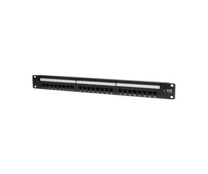 Tripp Lite N052-024 24-Port 1U Rack-Mount Cat5e 110 Patch Panel, 568B, RJ45 Ethernet, TAA