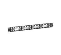 Tripp Lite N062-048-KJ 48-Port 1U Rack-Mount Unshielded Blank Keystone/Multimedia Patch Panel, RJ45 Ethernet, USB, HDMI, Cat5e/6